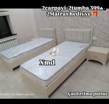 tek kravat islenmis: Yeni, Təknəfərlik çarpayı — 1