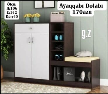 *Ayaqqabı Dolabı 170Azn* ✔️İstehsal Rusiya Laminat 18/lik qalınlıqda
