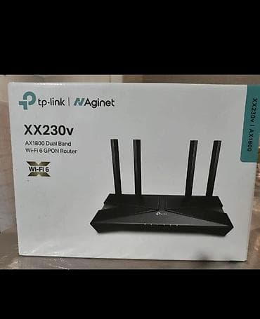 cnc router: Yenidi.TP-Link Aginet XX230v – AX1800 Dual Band Wi‑Fi 6 GPON router — 1