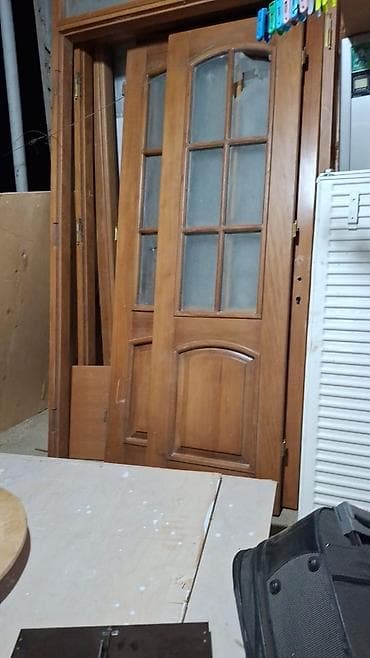 sokuntu taxta: Palid qapilardi 
2 si 1.35 2.67 sm 
1 ri ise 1.10 2.67 sm — 1