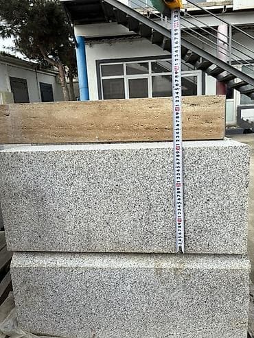 Qranit bordyur daşları Məhsul təsviri: - Material: Təbii boz qranit -