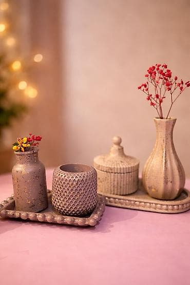 ev ucun dekorlar: Vaza dəsti, Keramika — 10
