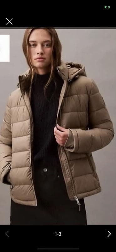 kurtka modelləri: Puxovik kurtka, Calvin Klein, Standart — 1