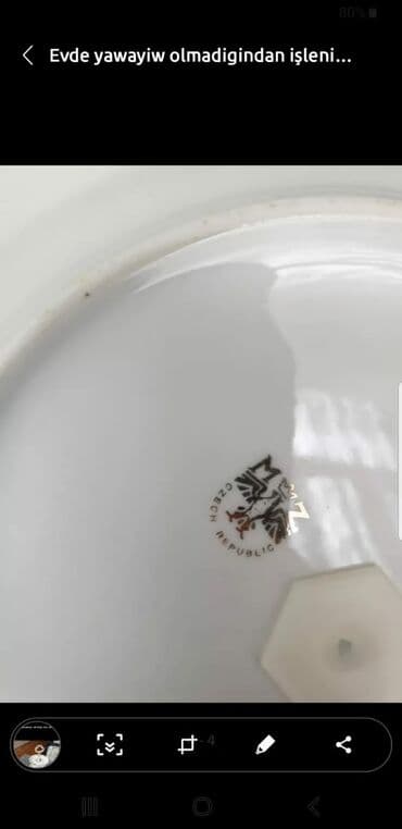 hesam qablari qiymeti: Tort və şiriniyyat qabı, Çexiya — 3