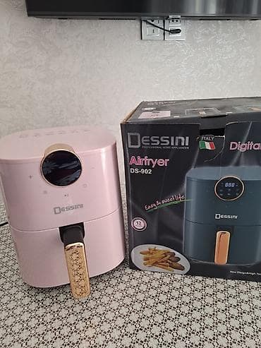 su kondisaner: Dessini DS-902 Airfryer və Silver buxarlı paltar ütüləyicisi dəsti 1) — 2