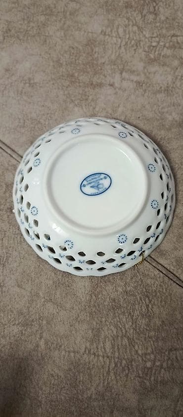 gul refleri: Məhsul: Porcelan dekorativ qab – “Schaaltje 13 cm, Tulpen, Blauw” — 1
