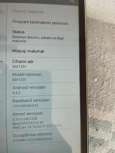 samsung tab7 lite: İşlənmiş Samsung Galaxy Tab 4, 7", 2 TB, Ödənişli çatdırılma — 5