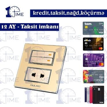 розетки и выключатели в баку: "10Time" şirkəti təmir-tikinti məhsullarının topdan və pərakənda — 1