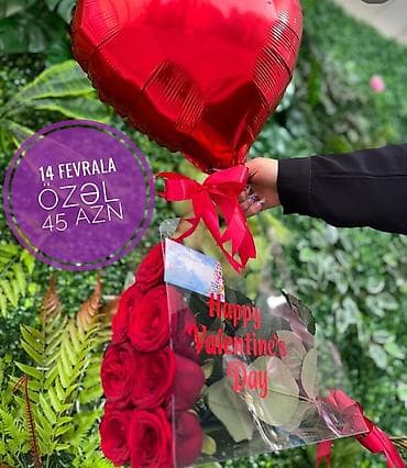 ğüllər: Gul hediyye hediye buket guller buketler tulpan 101 roza roza papatya — 8