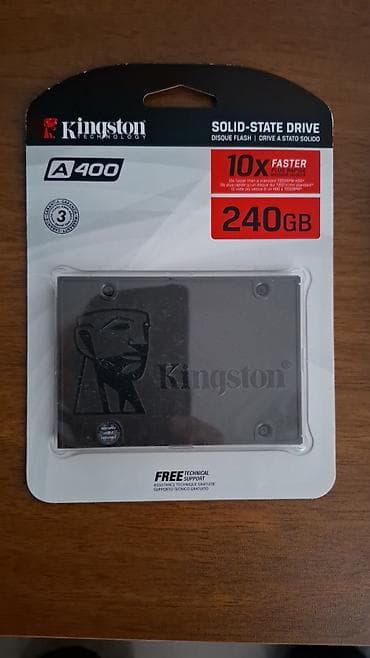 kompüte: Daxili SSD disk Kingston, 240 GB, 2.5" — 1