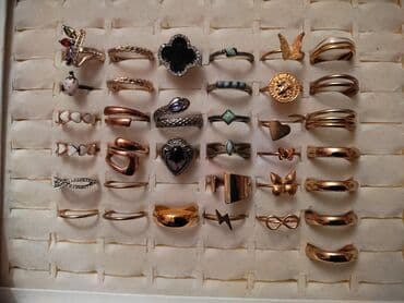 tek qaş: Qadın üzük kolleksiyası – müxtəlif dizayn və formalarda Məhsul — 1