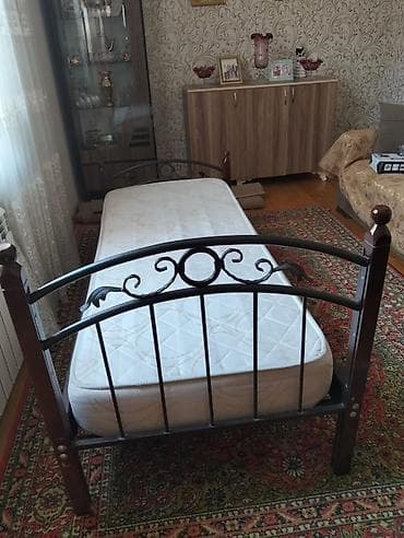 matras tek neferlik: Təknəfərlik çarpayı, Bazasız, Matras ilə, Siyirməsiz — 6