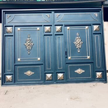 köhne darvazalar: Eni-3.50 Hündürlük-2.60 Çerçivesi 8lik Şveller,List-2.5,Profil 40/40 — 3