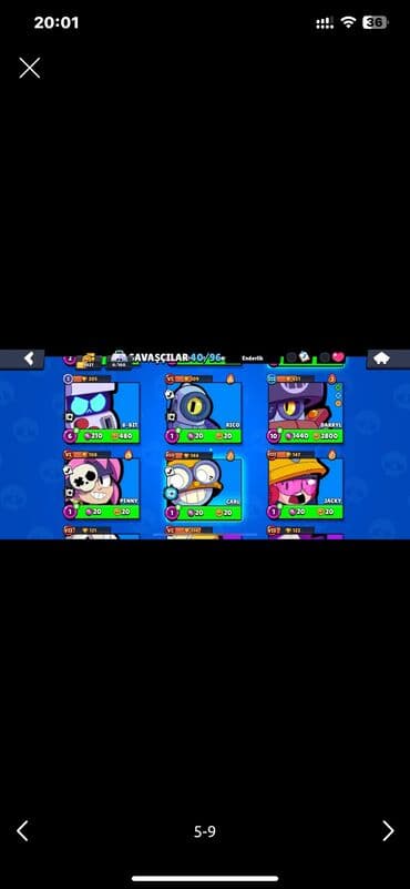 Xbox Series X: Brawl Stars hesabı – detallı məlumat - Kupa: 9437 (profildə “Tüm — 6