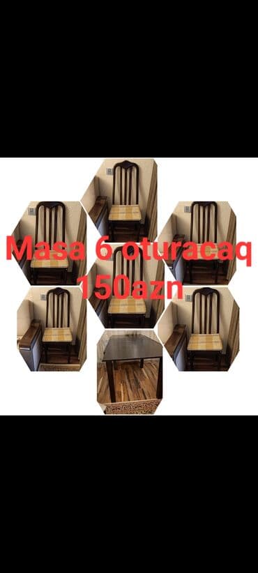 Шкафы: Стол и стулья — 1