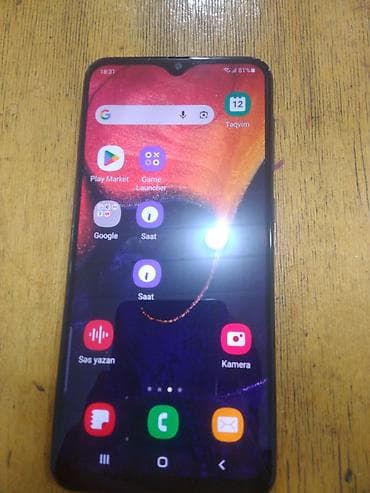 smart box: Samsung Galaxy A50, rəng - Qara, Barmaq izi — 2