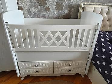 ikinci el tek yataq: Pervane1. 2 ədəd beşik satılır. Çox sağlamaz və səliqəli istifadə — 1