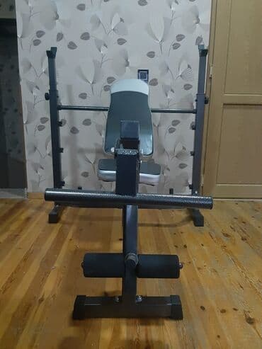 kişilər üçün flisli idman şalvarları: Tənzimlənən ağırlıq dəzgahı müxtəlif məşq hərəkətləri üçün uyğundur — 1