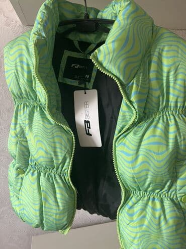 русский мех: Жилет, M, цвет - Зеленый — 2