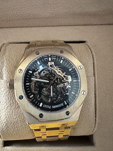 mexanik saat: Qol saatı, Audermars Piguet, rəng - Qızılı — 2