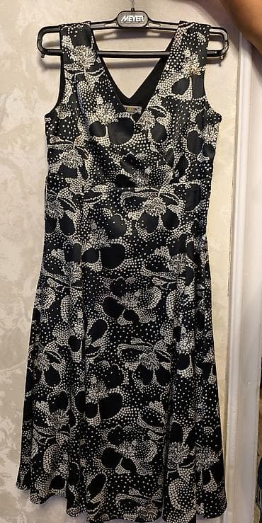 PERON Collection qadın geyimi – qara rəng üzərində ağ naxışlı don. - lalafo.az -da PERON Collection qadın geyimi – qara rəng üzərində ağ naxışlı don. -