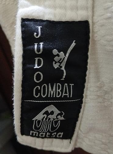 dini paltarlar: Judo gi üst geyimi – Matsa “Judo Combat” - Rəng: ağ - Marka/etiket — 2