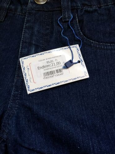 mektebli salvari: Cins şalvar, Oğlan üçün, 8 - 9 yaş — 3