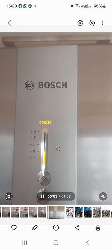 ipad mini 5 islenmis: 2 qapılı Bosch Soyuducu Satılır, rəng - Gümüşü — 3