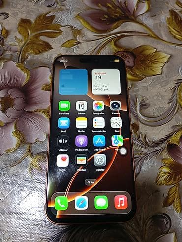 dubayski ayfonlar: IPhone 17 Pro Max, 1 TB, Narıncı, Face ID — 2