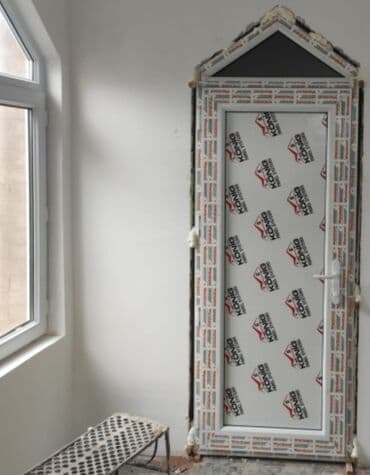 plastik qapılar: Yeni Plastik qapı Zamok və çərçivə ilə, Zəmanətli, Pulsuz quraşdırma, Pulsuz çatdırılma, Ünvandan götürmə, Rayonlara çatdırılma — 15