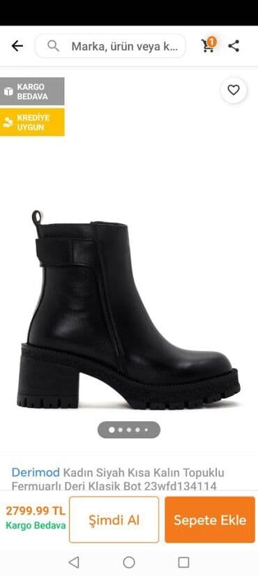 bot ayaqqabı: Ölçü: 39, Yeni — 3