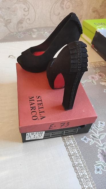 Tuflilər: Tuflilər, Ölçü: 35, rəng - Qara, İşlənmiş — 1