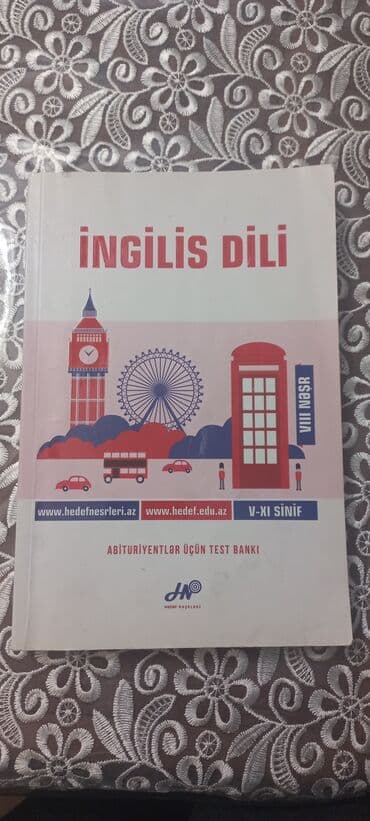 3 cü sinif ingilis dili iş dəftəri qiyməti: Ingilis dili hədəf test 3 manat təzədi heç istifadə olunmuyub — 1