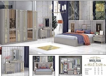 qarderob dolab: İkinəfərlik çarpayı, Dolab, Termo, Tumba, Yeni — 1