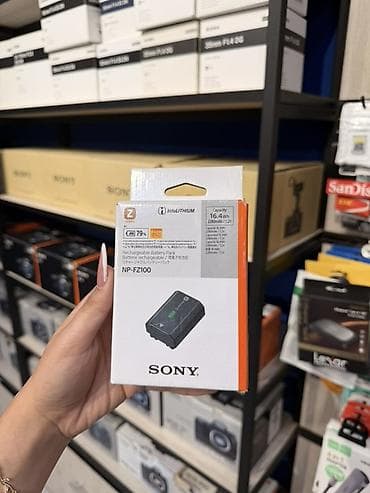 nar paketi: Məhsul: Sony NP-FZ100 İnfolithium Z Series kamera batareyası - Tip — 1