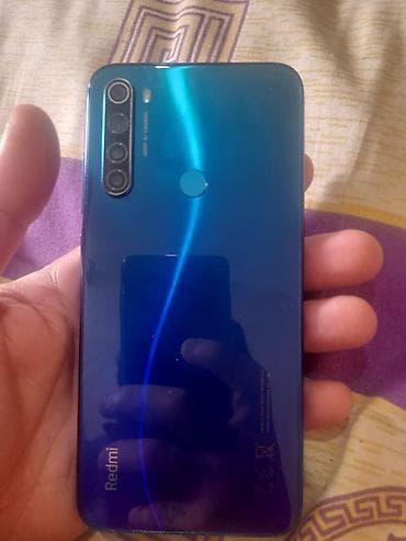 iphone 12 sekilleri: Redmi 128 GB, rəng - Mavi, Barmaq izi — 1