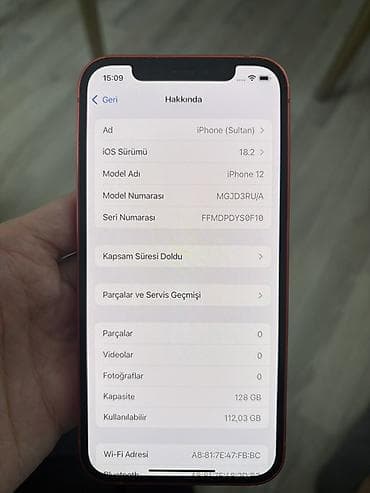 ev kameralar: IPhone 12, 128 GB, Qırmızı, Face ID — 5