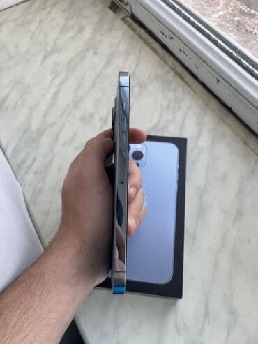 Samsung: IPhone 13 Pro Max, 128 GB, Sierra Blue, Zəmanət, Simsiz şarj, Face ID — 7