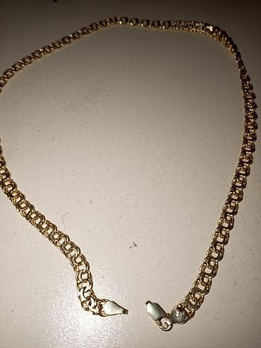 Kişi üçün boyunbağı. 750 prob qızıl suyuna çəkilmiş təmiz gümüş — 3