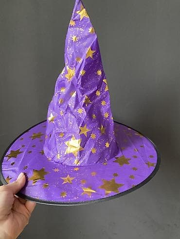 Sehrbaz kostyumu dəsti – uşaq ölçüsü - Dəst: sehrbaz şapkası və