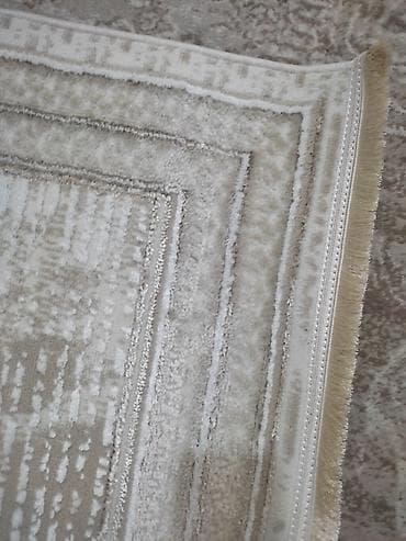 doşəmə: Bej-krem rəng palitrasında müasir naxışlı xalça Dunən 120 manata — 3