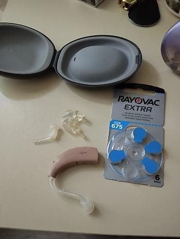 silikon plaster: Məhsul: Signia qulaq eşitmə aparatı (BTE – qulaq arxası) — 1