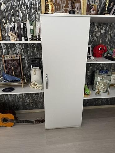 kiçik dolab: Ağ rəngli şkaf-modul - Dizayn: Minimalist, düz xətli, ağ korpus və — 2