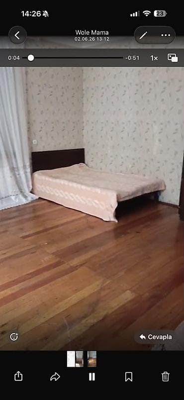 qaracuxur evler: Kirayə verilir: 2 otaqlı, mebelli mənzil - Otaqlar: geniş zal və — 1
