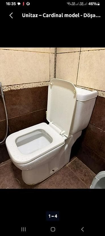 Unitaz – Cardinal model, döşəməüstü - Tip: döşəməüstü unitaz, su çəni