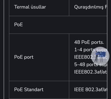wi fi modem: 48 portluq POE Switch Cisco Catalyst 3750 v2 series. Yenidir. Istifadə — 3