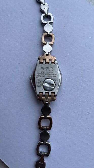 детские наручные часы swatch: Yeni, Qol saatı, Swatch, rəng - Qızılı — 7