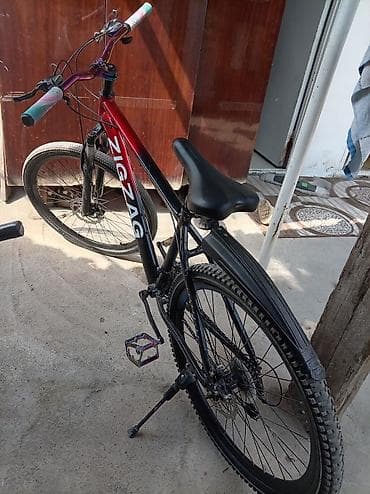 zigzag velosiped: ZIGZAG dağ velosipedi - Çərçivə: alüminium görünümlü, qırmızı–qara — 2