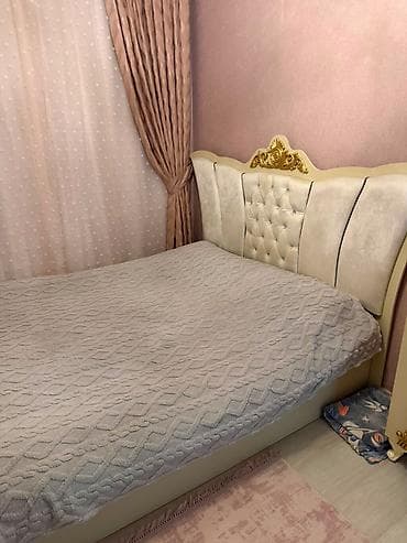 divan desti: Mebel dəsti satılır – zövqlü klassik-modern tərzdə, zərif qızılı — 7
