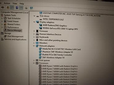 Ноутбуки: Б/у ASUS TUF Gaming, 17.3 ", AMD Ryzen 7, 512 ГБ — 4